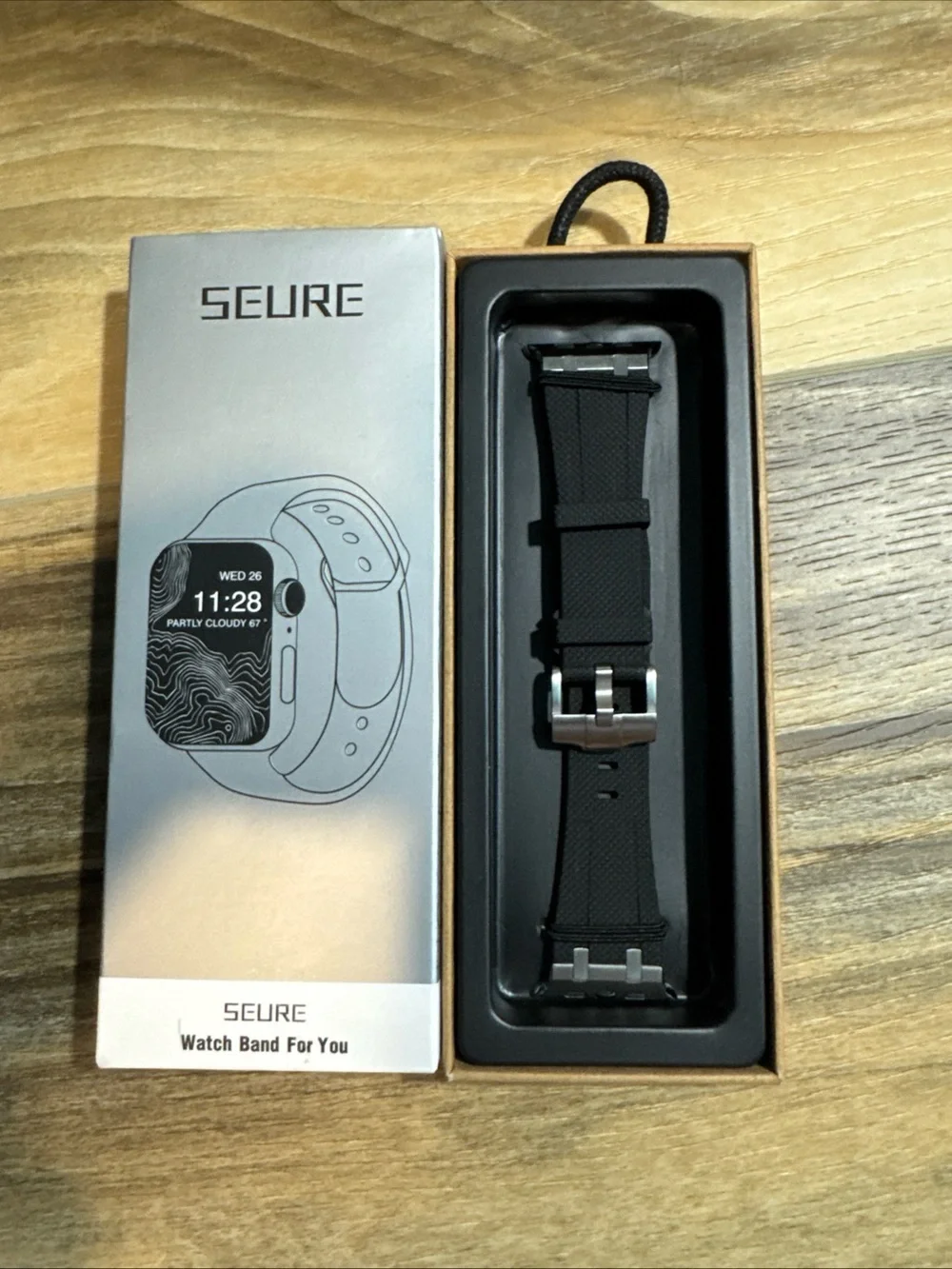SEURE Apple Watch Band – 44mm – Topographic Design-Never Used- Original Box